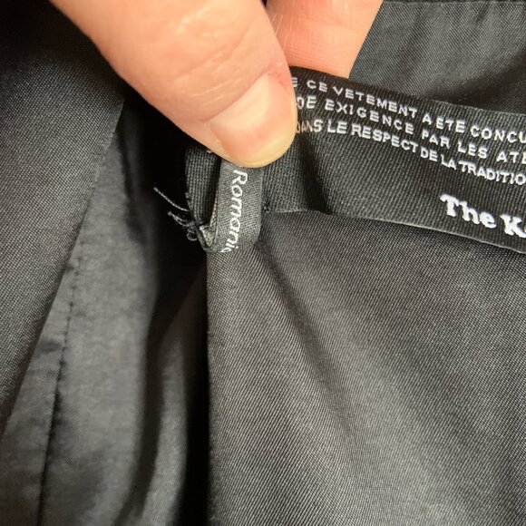 Women's The Kooples Black Wool Cashmere Blend Structured Coat Size 36 - Picture 8 of 16